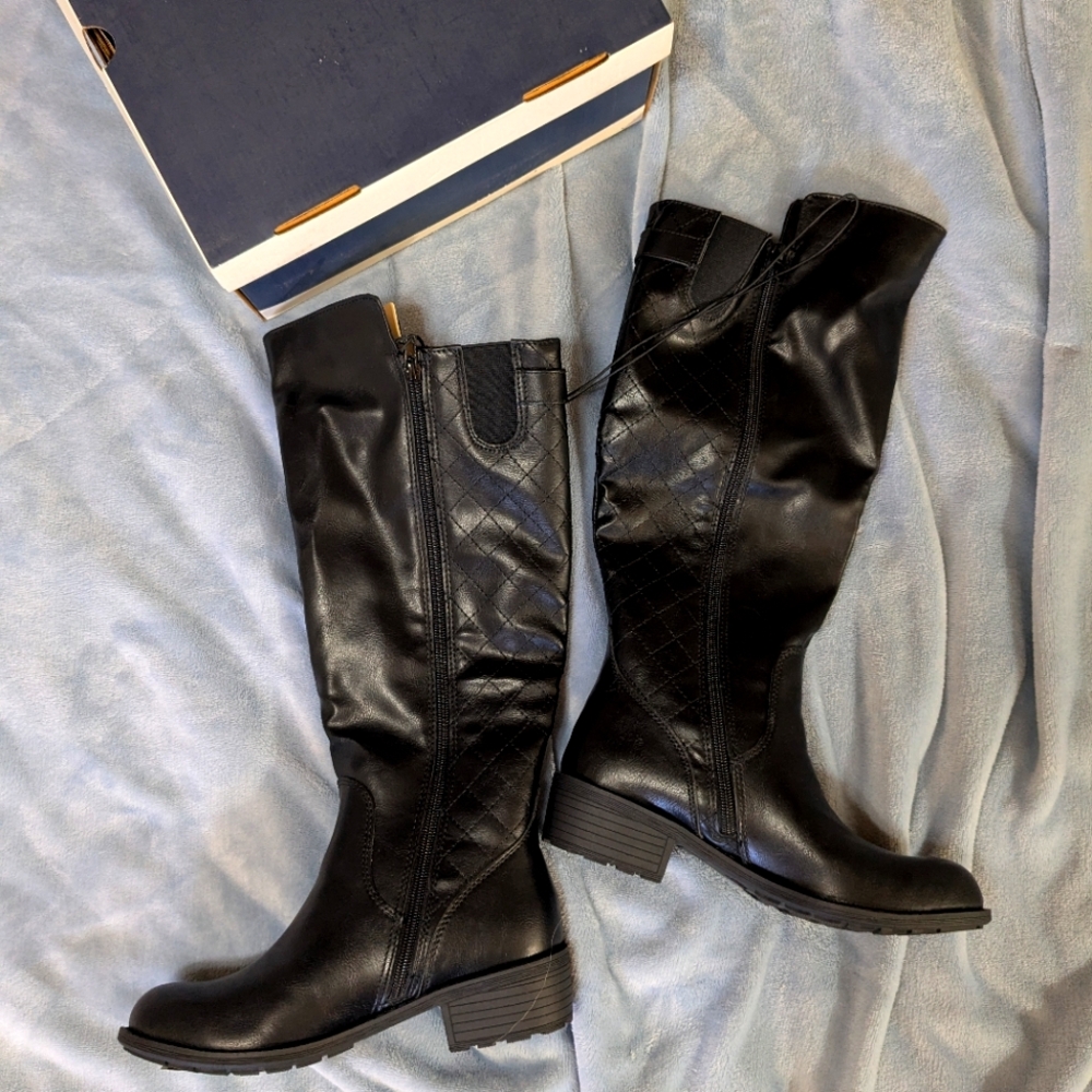 *NIB* 🖖 St. John's Bay 🖖 Duluth Block Heel Riding Boots